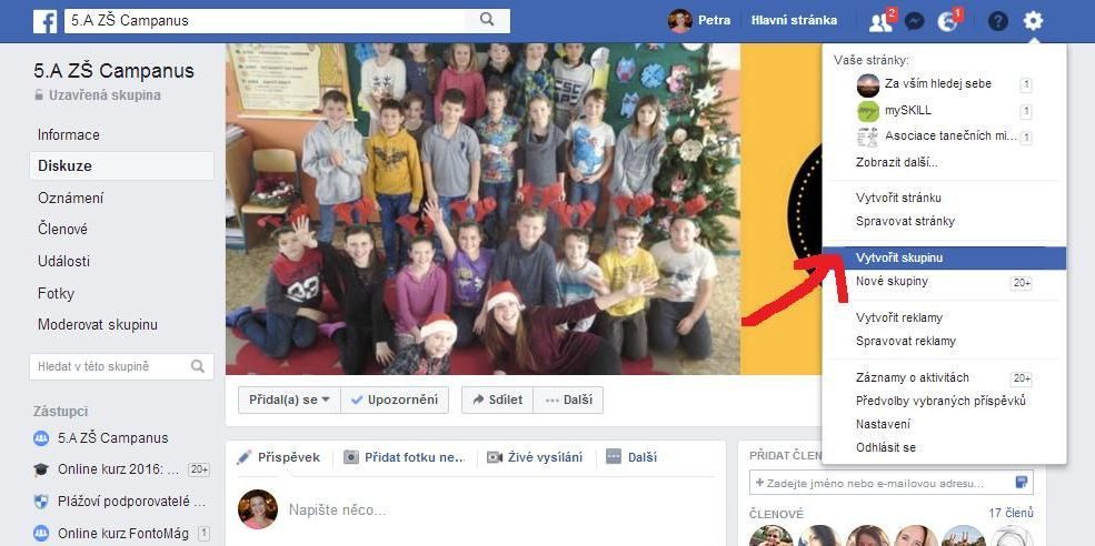 Jak založit facebookovou skupinu